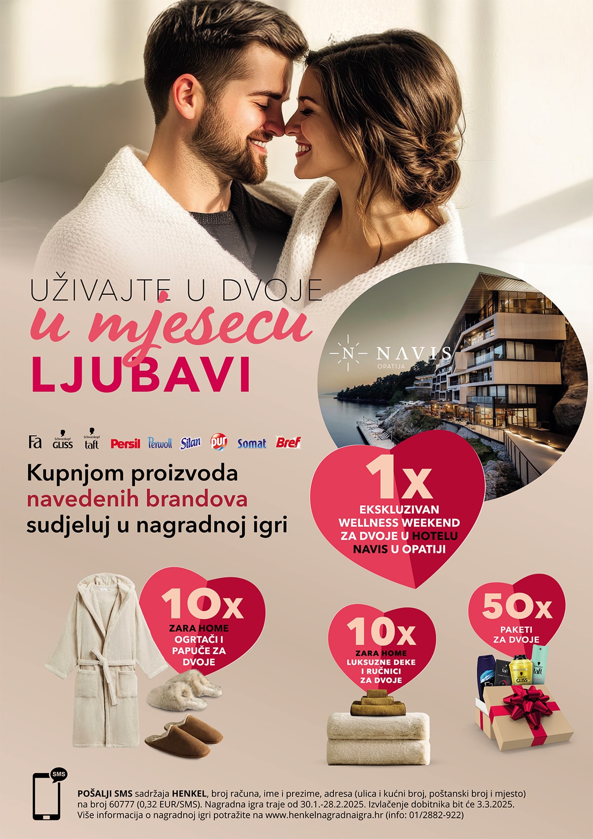 Henkel nagradna igra: Uživajte u dvoje u mjesecu ljubavi